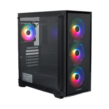Imagem de Gabinete Gamer Concórdia Monster 4 fans ARGB Fonte 500w 80 Plus Bronze