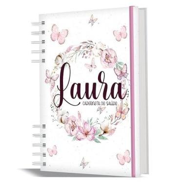 Imagem de Caderneta de vacina floral Borboleta