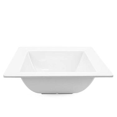 Imagem de Saladeira Quadrada Gourmet Mix Branco 37Cm