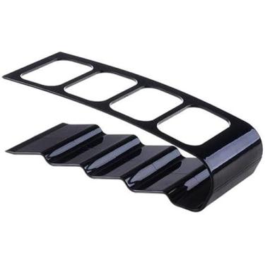 Imagem de Suporte para Controle Remoto – Organizador de Controles com 4 Divisórias para TV, DVD e Eletrônicos | Mantenha Seus Aparelhos em Ordem!