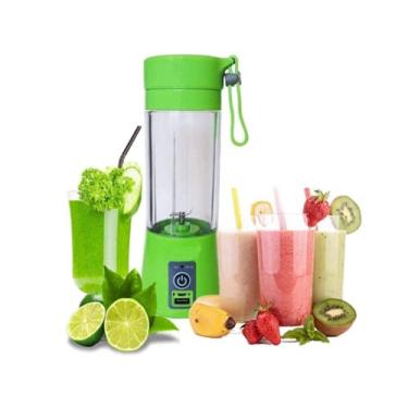 Imagem de Mini Liquidificador portátil Shake 2x1 - carregador portátil - Juice Cup