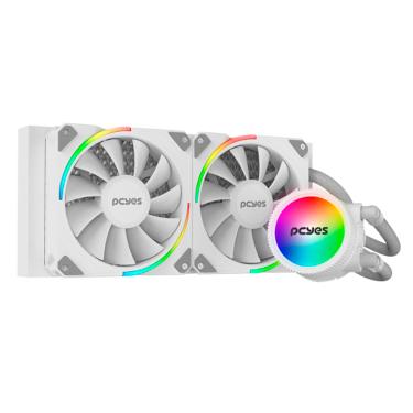 Imagem de Water Cooler Pcyes, Sangue Frio 3, 240mm, Intel/AMD, RGB,  Branco- ARGBSF3240WGBR