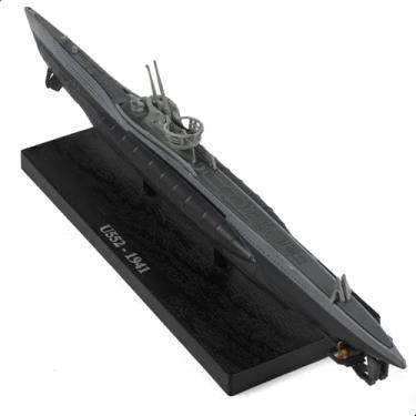 Imagem de NUOTIE 1/350 U-552-1941 WWII German Kriegsmarine Submarine Battleship Model Roter Teufel U-Boat Miniatura Warld War II Alloy Metal Diecast Modelo Militar com Suporte de Exibição Presente para Adultos