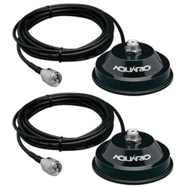 Imagem de 2 Suporte Base Magnética Super Forte para Antena M-700k Cabo 4 Metros 