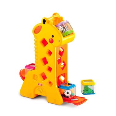 Imagem de Fisher-Price Girafa com Blocos Peek a Blocks - Mattel