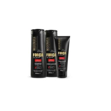 Imagem de Kit Bio Extratus Força C/Pimenta Sh 350ml + Cond 350ml + Finalizador 2