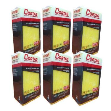 Imagem de 6 Bloco De Espuma Multiuso Acabamento Rejunte Reboco Cortag