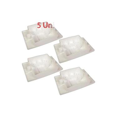 Imagem de Kit C/ 5 Caixa P/ Embutir Na Laje Painel Plafon Led 18 Watts - Plasled