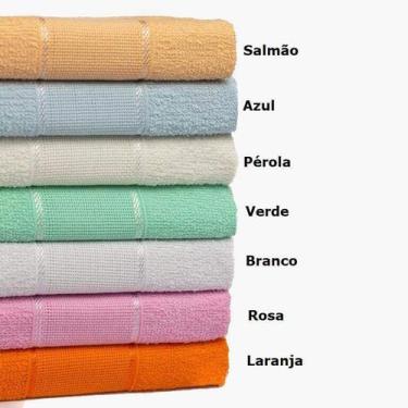 Imagem de Kit 50 Toalhas Social Lavabo para Bordar com Franja - 22x35cm - Prince