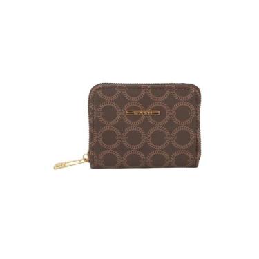 Imagem de Mini Carteira Feminina Gash Porta Cartões CA27899 CAFE - Luxcel