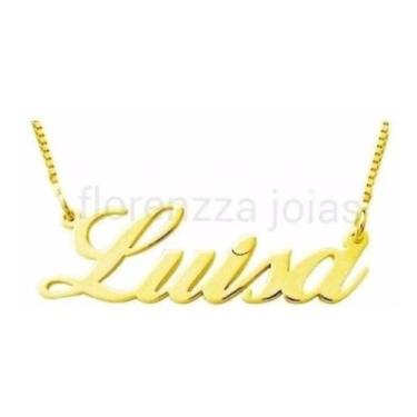 Imagem de Pingente De Nome Manuscrito Em Ouro 18k - Florenzza Jóias, Único