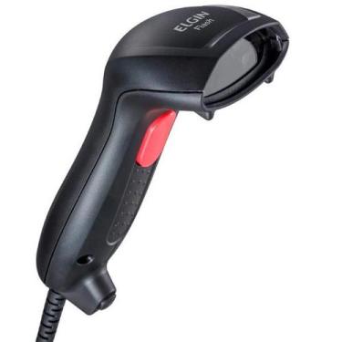 Imagem de Leitor de Codigo de Barras CCD 1D ELGIN FLASH II USB Preto