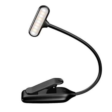 Imagem de Luminária 9 Leds Recarregável,Flexível Estante Partitura - Aj Som Aces