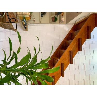 Imagem de 1 Placa Revestimento 3D Decorativo 50 X 50 Parede Quadratto - Lujp Dec