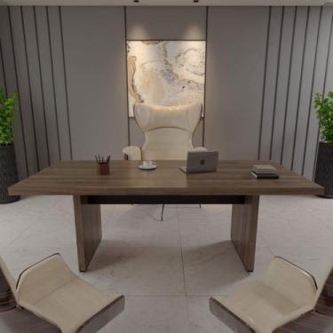 Imagem de Mesa para Escritório e Reunião 2 Metros Tamburato - Artany