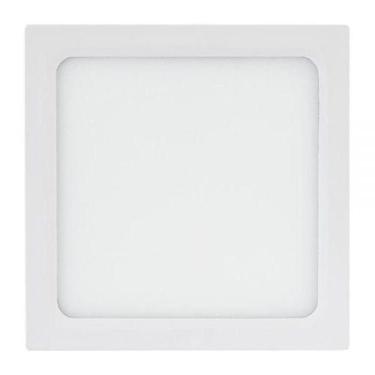 Imagem de Luminária Led Quadrada Sobrepor 28,5Cm 6500K 24W Brilia