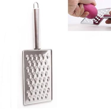 Imagem de Kit 12 Ralador Cozinha Aço Inox Legumes Queijo Vegetais 26cm - Impo