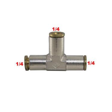 Imagem de Conexão Emenda Tee Tecalon 1/4 Universal - PARAISO DAS MANGUEIRAS