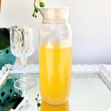 Imagem de Jarra de Plástico Transparente Com Tampa 1.4 litro Agua Suco Plastica 