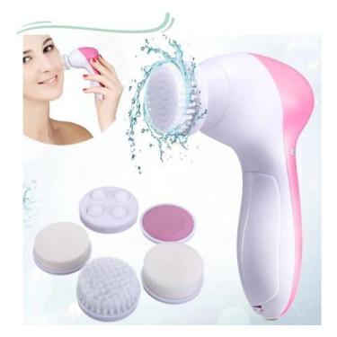 Imagem de Esponja Facial Elétrica 5 Em 1 Esfoliante Massageadora - WCAN