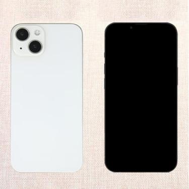 Imagem de Modelo de tela compatível com Apple iPhone 14 - sem logotipo, réplica de telefone falso que não funciona (tela preta 14Starlight)