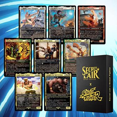 Imagem de Magic TCG: Street Fighter II - 8 Cartas de Colecionador Foil (E. Honda, Ryu, Ken, Blanka, Chun-Li, Dhalsim, Guile, Zangief)
