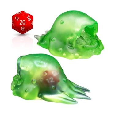 Imagem de Slime Monster Gelatinous Cube Dice Jail | Squishy & Transparente | + Matriz Grátis | Gaiola de Prisão de Dados para Dungeon Parties | Acessórios em Miniatura Dnd Presentes | Dungeon Masters, DMs &