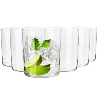 Imagem de Krosno Copos de cidra Mixology, conjunto de 600 ml, vidro de qualidade, design elegante e moderno, ideal para cidra, cerveja, coquetéis, feito na Europa