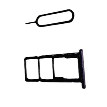 Imagem de zhxchzhi Bandeja de cartão SIM dupla OEM com compartimento para cartão SD + pino de substituição para Nokia G20 (TA-1343) Preto