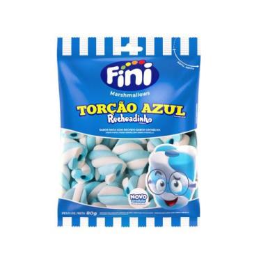 Imagem de Marshmallows 250g fini escolha o sabor, Torção Azul Recheado
