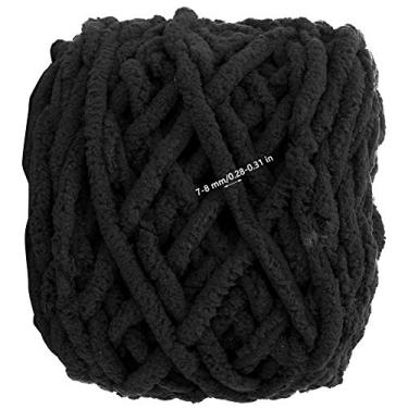 Imagem de Lã Grossa, Novelo de Fio de Poliéster de 12 Cores para Lenços, Xales, chapéus. Sensação de Toque Suave, Durável e confortável. Armazenamento Conveniente, Lavável à mão. Peso