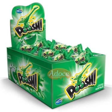 Imagem de Chicle poosh recheado 200g/40un arcor, HORTELÃ