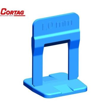 Imagem de Espaçador Nivelador Piso Porcelanato Slim 1mm 100 Pçs Cortag