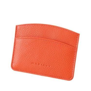 Imagem de Porta-Cartão Couro Mariart Quartzo, Orange