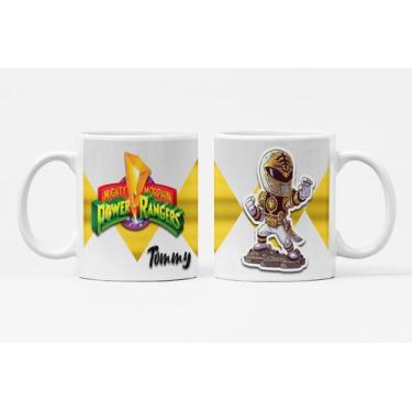 Imagem de Caneca Power Rangers Branco Tommy - Like Geek