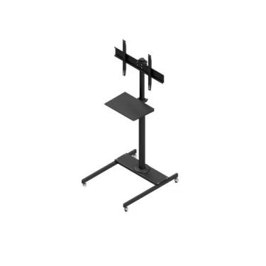 Imagem de Tripé portátil para tv/monitor com bandeja suporte universal profissio