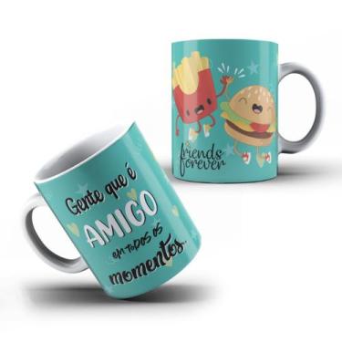 Imagem de Caneca Xícara Personalizada Amizade Amigo Momentos Presente Amigo Irmã