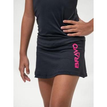 Imagem de Short Saia Infantil Dry Cool Beach Tennis Preto - Bravo, 10
