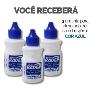 Imagem de Kit Tinta Refil + Almofada Carimbo Alto Rendimento - Escolha Seu Kit -