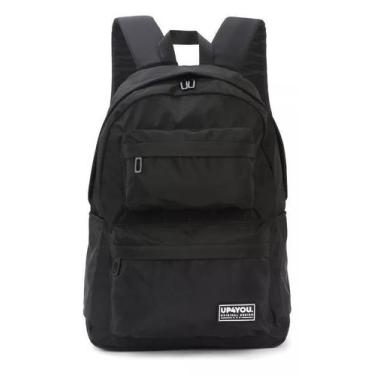 Imagem de MOCHILA ESCOLAR PRETA OFICIAL UP4YOU Preta - Luxcel, Único, Preta