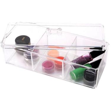 Imagem de Porta Algodão Cotonete Organizador Acrílico - PGB