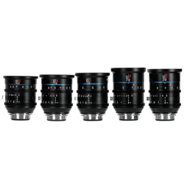 Imagem de SIRUI Conjunto de Lentes Macro Full Frame Cine Prime (24 mm, 35 mm, 50 mm, 75 mm e 100 mm), para Câmeras de Montagem EF