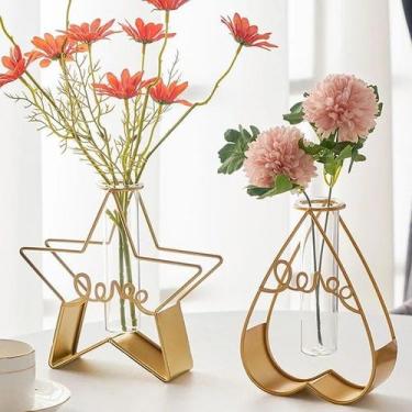 Imagem de Vaso Decorativo Para Sala Mesa Escritorio Plantas Arranjos - RS Impot'
