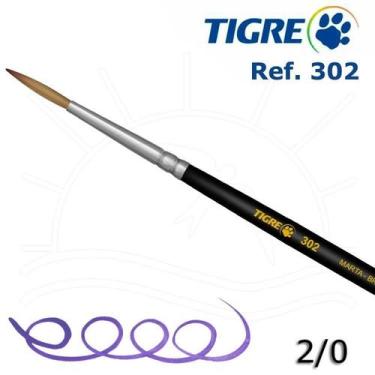 Imagem de Pincel Tigre 302 - Redondo Liner, 2/0