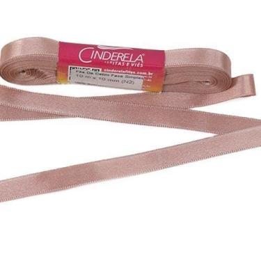 Imagem de Fita de Cetim Nº 02 10mm com 10 Metros - Cinderela, 151 ROSE GOLD