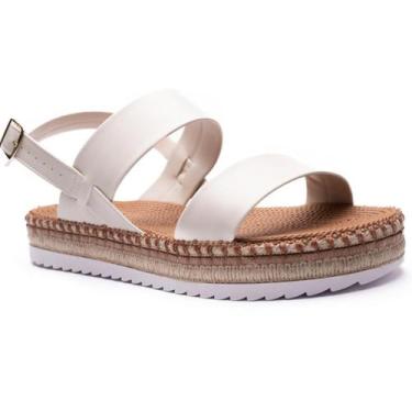 Imagem de Papete Moleca Básica Flat Feminina - Off White, 37