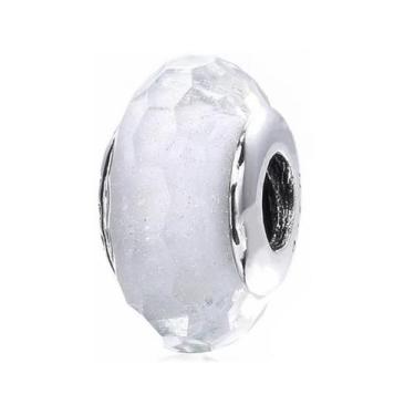 Imagem de Conjunto Berloque Murano Prata 925 - JMH Sets, Branco fosco