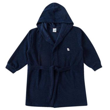 Imagem de Roupão Infantil Toalha Bebe Criança Piscina Flanelad Tip Top