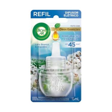 Imagem de Air Wick Refil Para Difusor Elétrico Bom Ar Lirio Branco E Algodão 16Ml