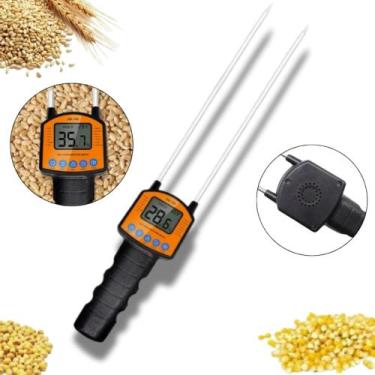 Imagem de Medidor Umidade Grãos Portátil Digital Café Milho Soja Arroz - Moistur